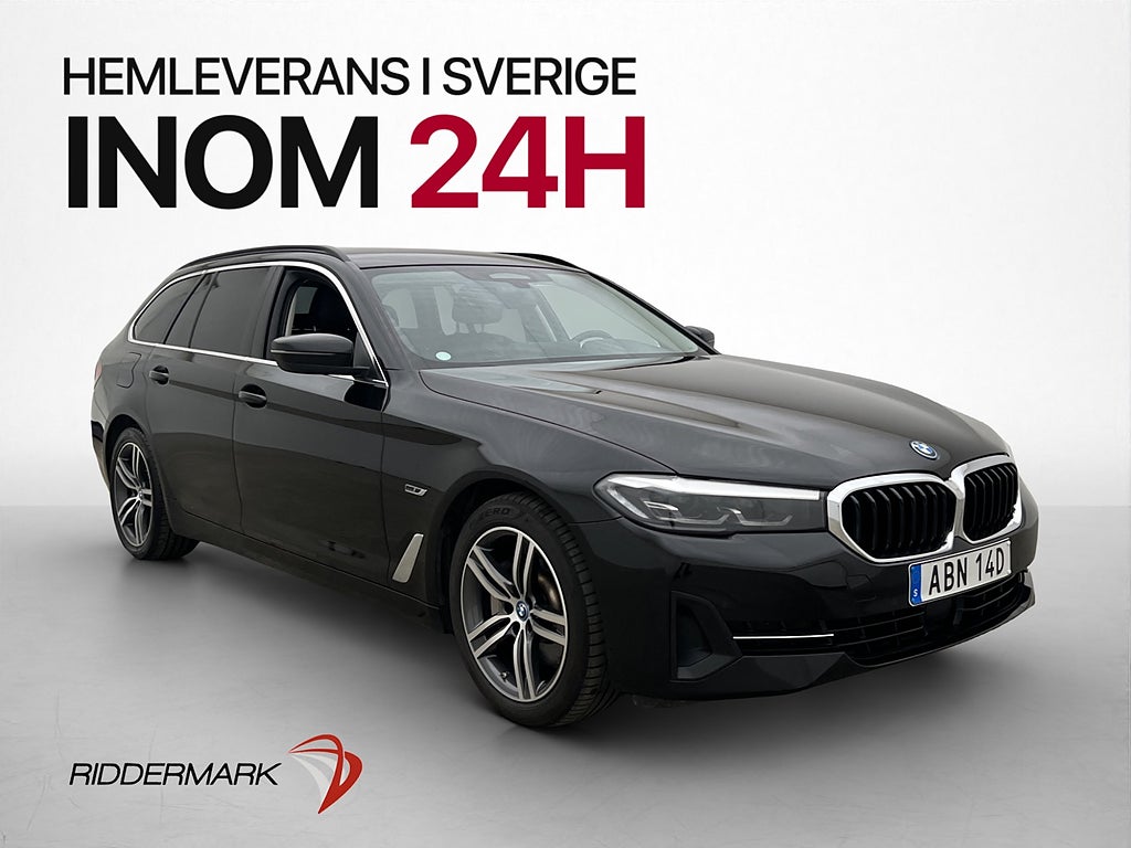BMW 530e xDrive Touring 292hk Kamera Skinn CarPlay Drag MOMS