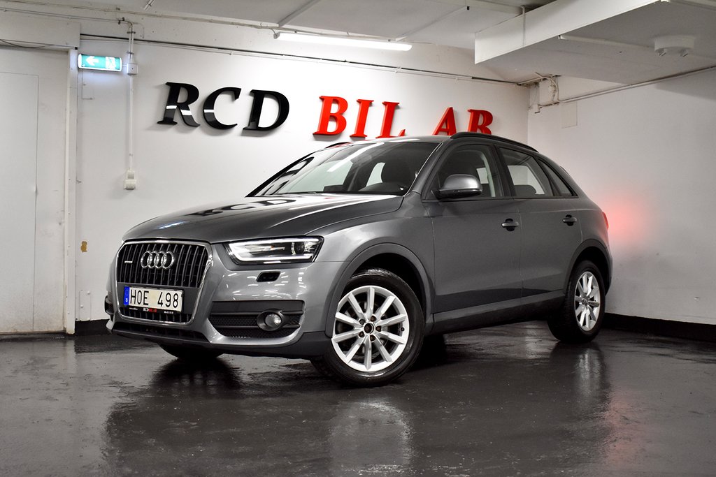 Audi Q3 2.0 TDI Q 4,95% RÄNTEKAMPANJ PDC AUX ISOFIX NYBESIKTAD 177 HK