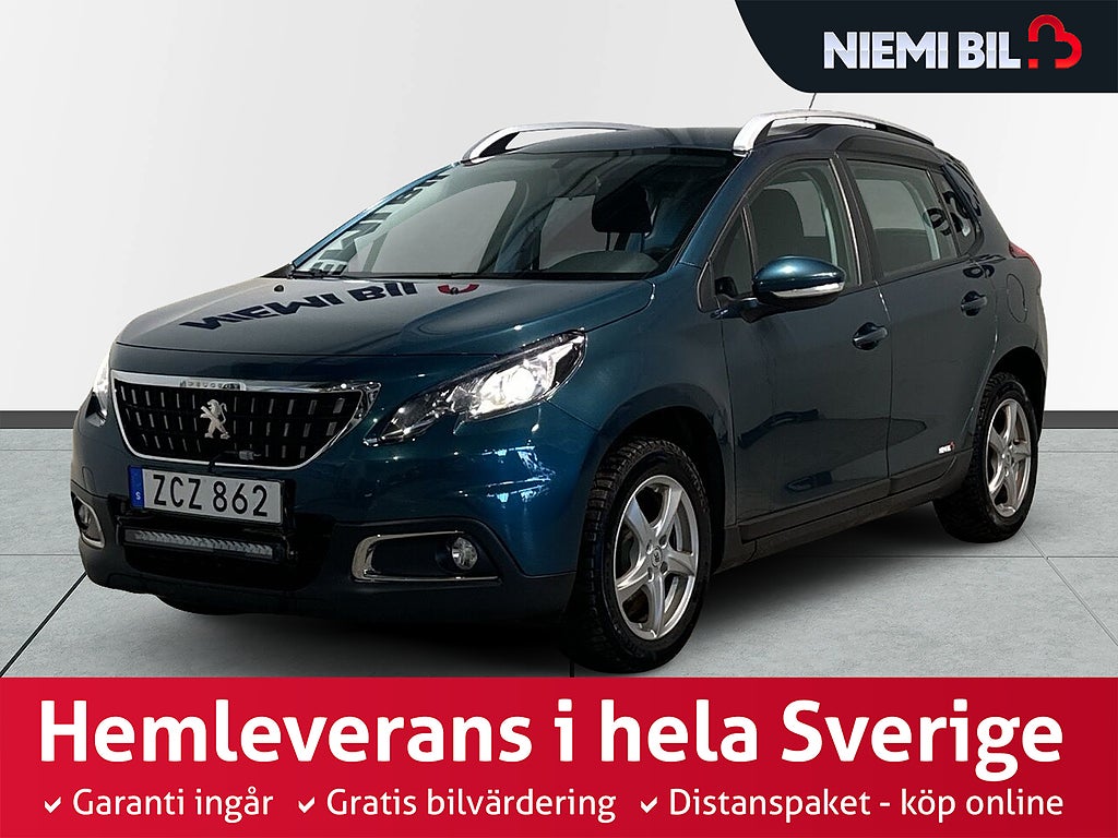 Peugeot 2008 1.6 Motorvärmare Dragkrok LED-ramp Carplay Psens SoV
