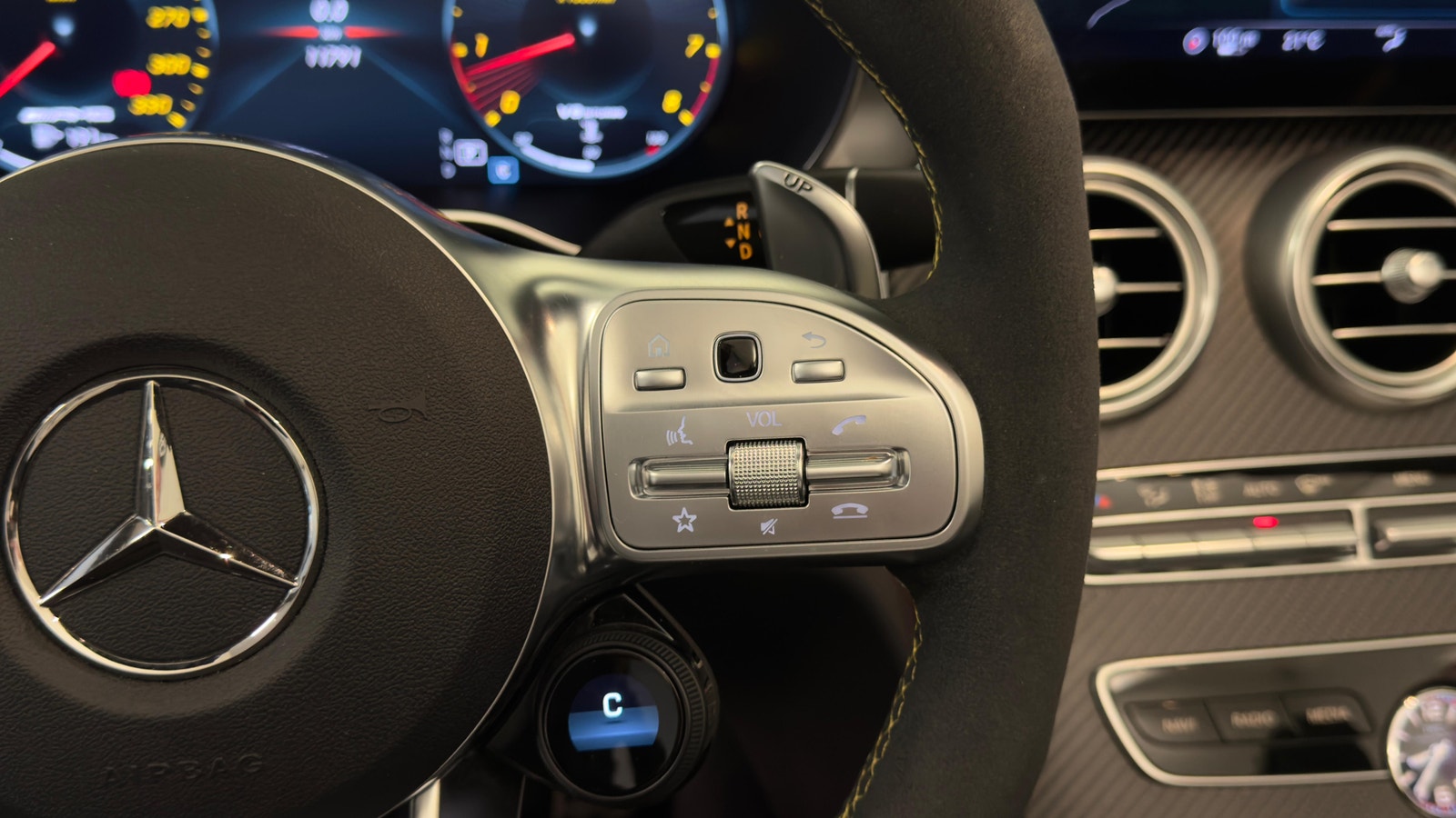 Mercedes-Benz C63 S AMG V8 510hk Cabriolet | Final Edition 2022 - miniatyr 26