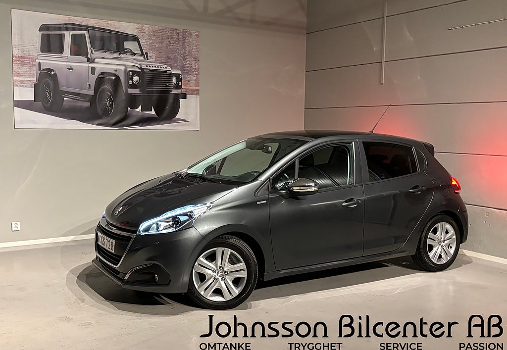 Peugeot 208 5-dörrar 1.2 PureTech 1 ägare Carplay Glastak 82hk