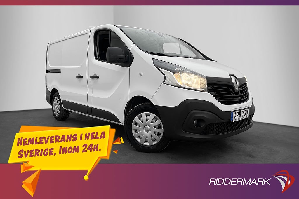 Renault trafic 1.6dCi Dragkrok B-Kamera 3-Sits Farthållare