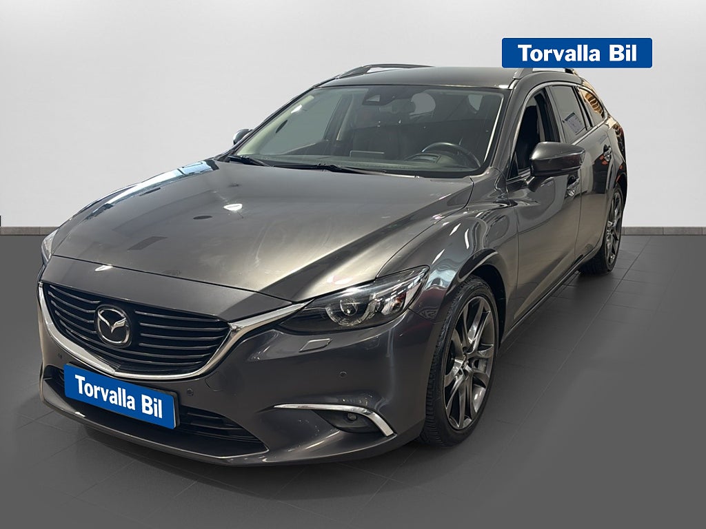 Mazda 6 Optimum Wagon 2.2 175hk WEBASTO VÄRMARE BOSE 10 386 MIL