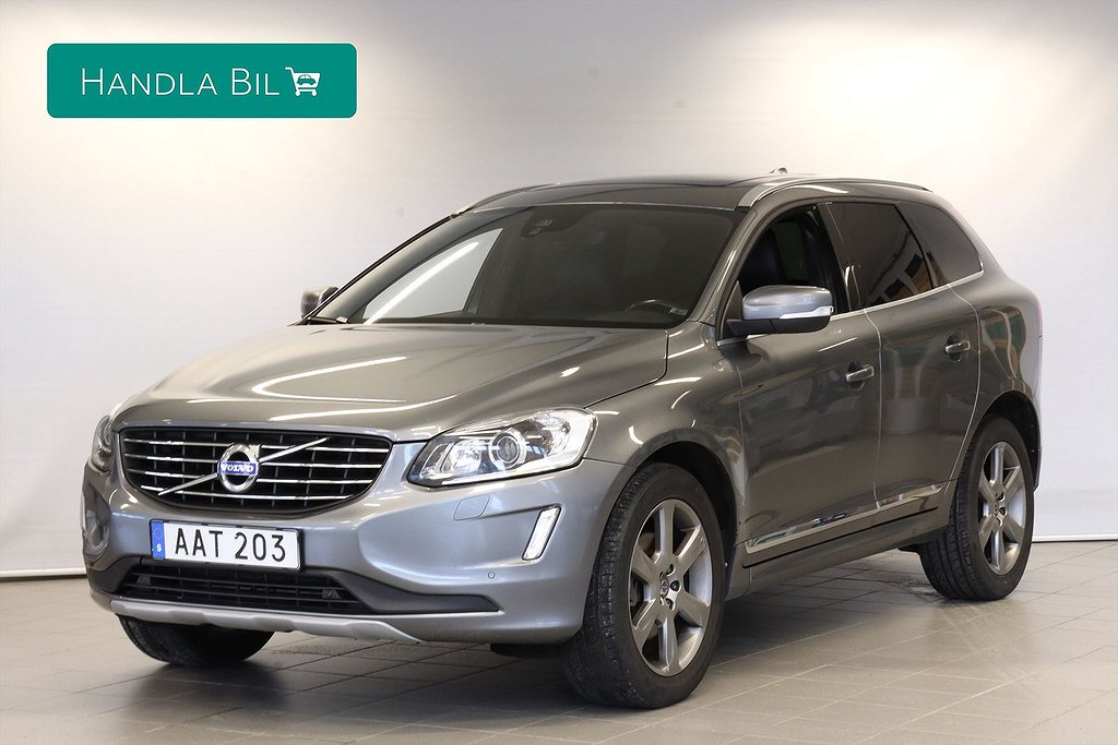 Volvo XC60 D4 AWD 190hk Summum D-Värm VOC Skinn Drag Nav SoV