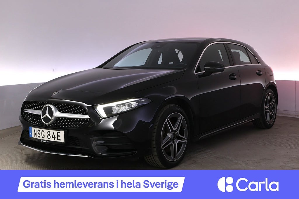 Mercedes-Benz A 250 e AMG Kamera Navi Värmare LED Drag