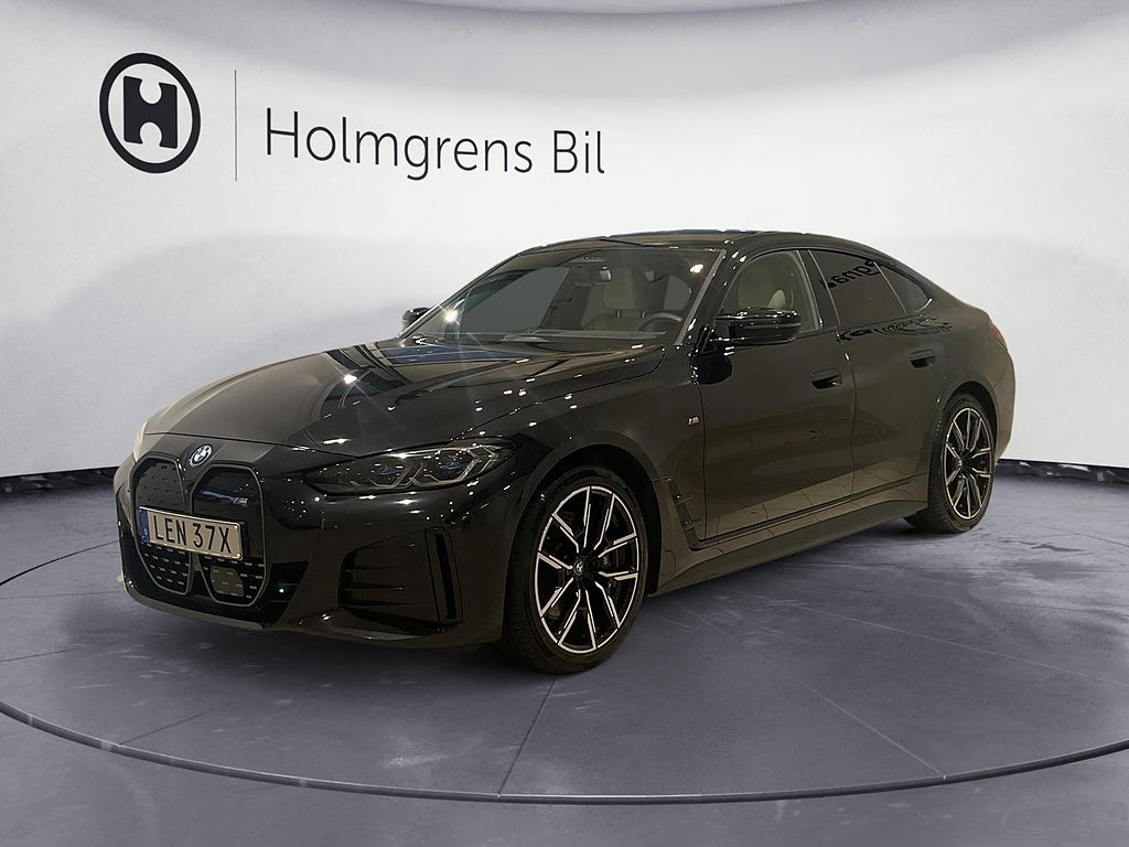 BMW i4 M50 xDrive Fully Charged H K Elstolar 19 Tum Laserhjus Läder |