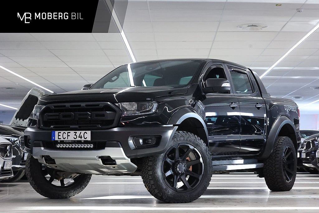 Ford ranger Raptor 213hk Lastsläde B-kamera Värmare MOMS