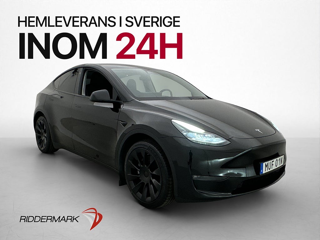 Tesla Model Y Long Range AWD Pano Kamera Värmepump Drag Moms