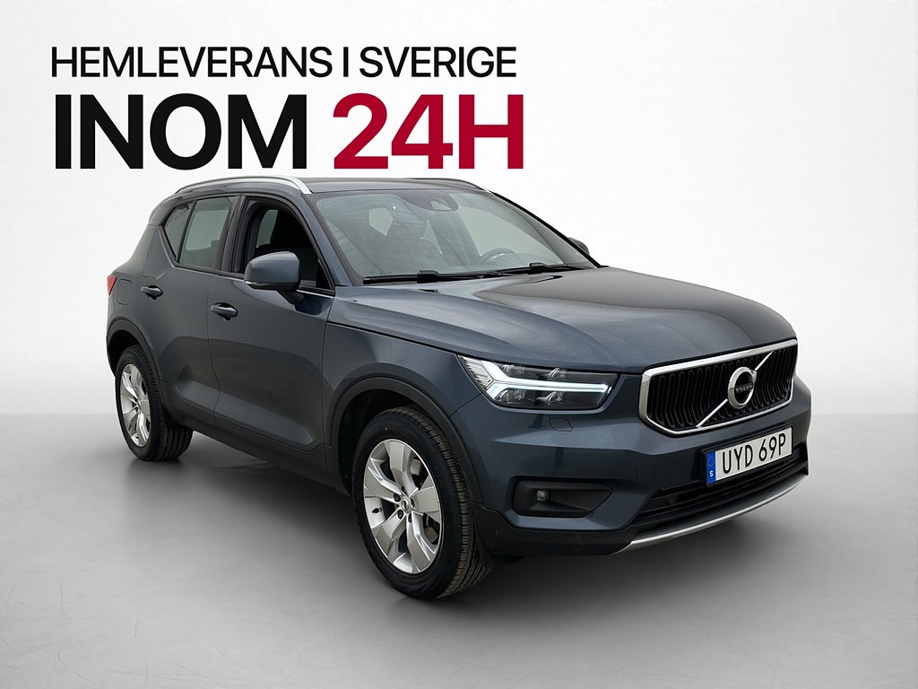 Volvo XC40 B4 Momentum VOC  Kamera Rattvärme Drag En-Brukare