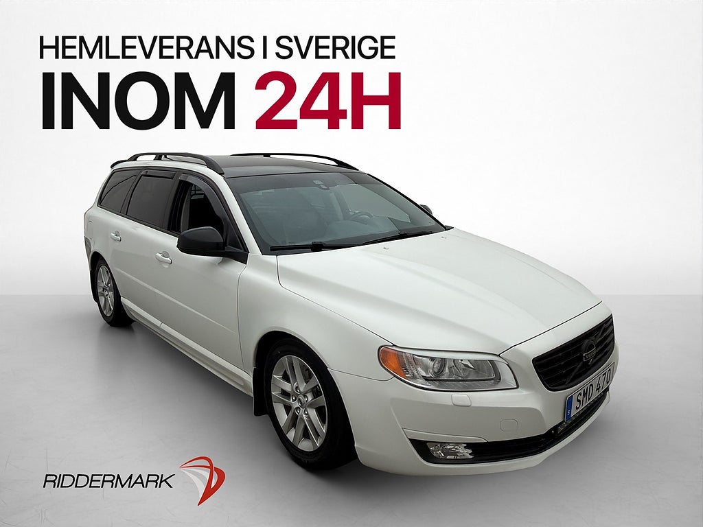 Volvo V70 D3 Momentum Värmare Drag Halvskinn Sensorer