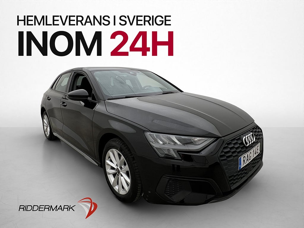 Audi A3 35 TFSI 150hk Comfort Cockpit Kamera CarPlay MOMS