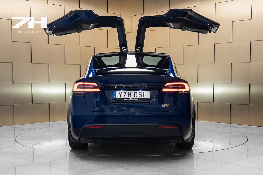 Tesla Model X Plaid / Uppdaterad Autopilot / 6-sits / Drag