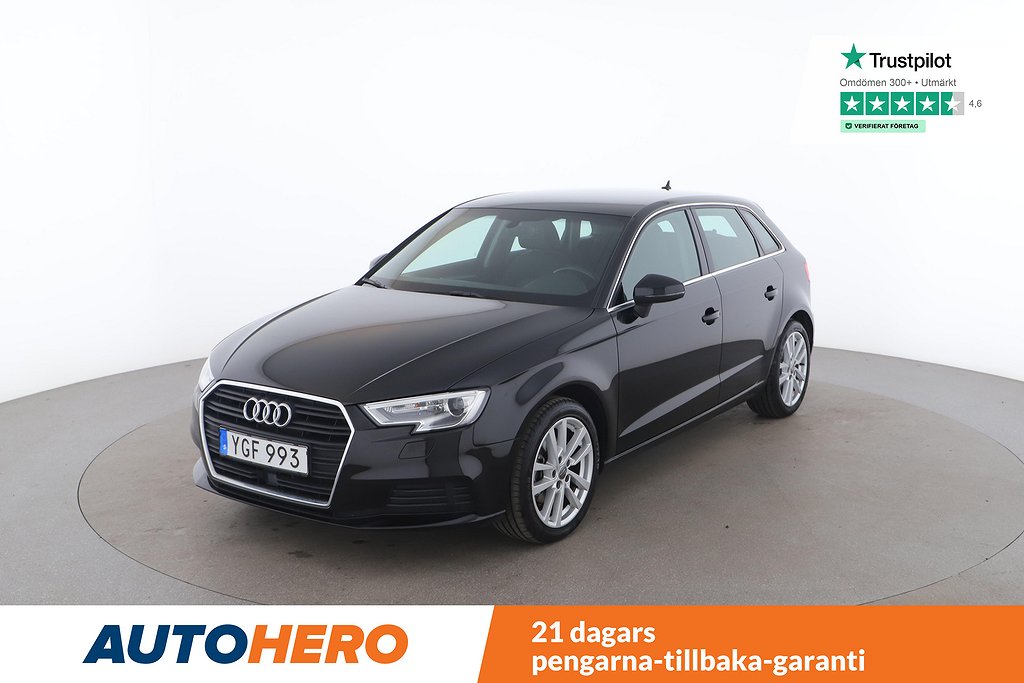 Audi A3 Sportback 1.0 TFSI / Dragkrok, PDC-Bak