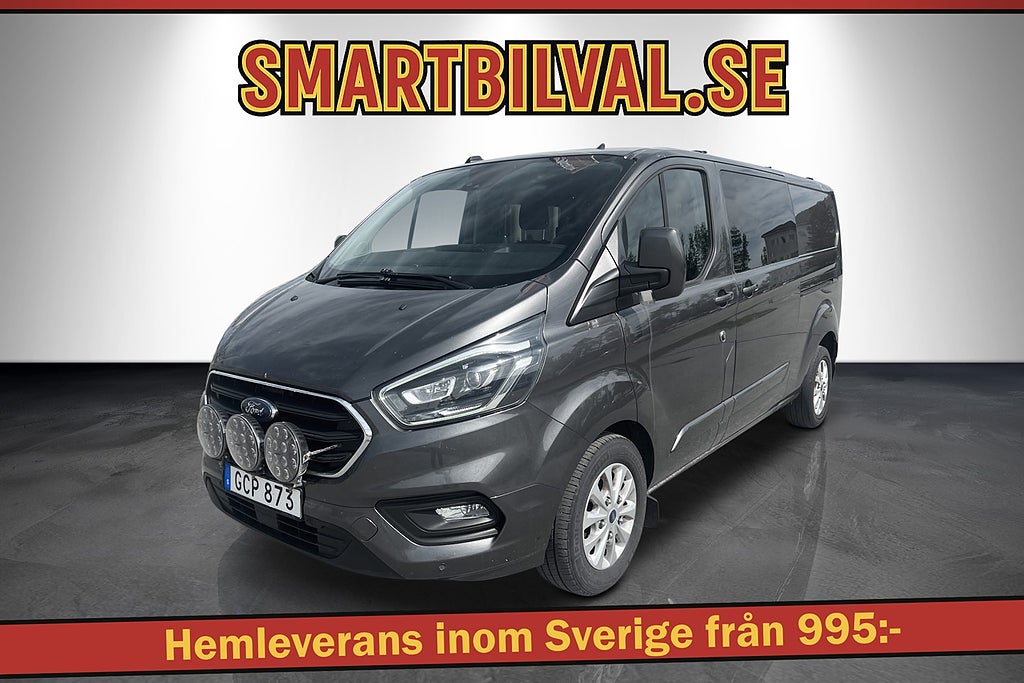 Ford transit Custom 340 Crew Van 2.0 Aut 5-Sits MOMS