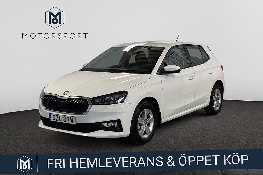 Skoda Fabia 1.0 TSI Comfort Plus Farthållare Carplay Backkamera
