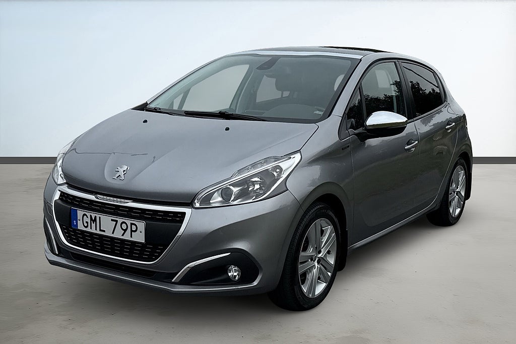 Peugeot 208 5-dörrar 1.2 Sport Panorama Kolfiber Ratt