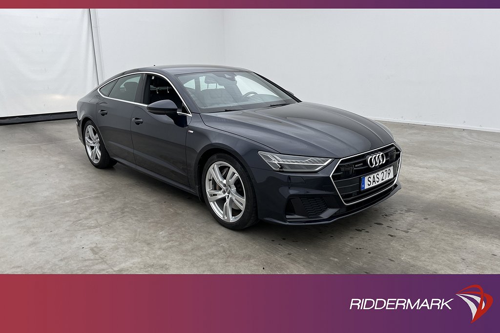 Audi A7 Sportback 55 TFSI Q S Line Värm Cockpit 360° Matrix