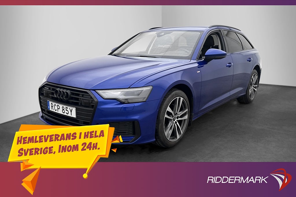 Audi A6 40 TDI Q 204hk S-Line Värm Kamera Dragkrok Adap-Fart