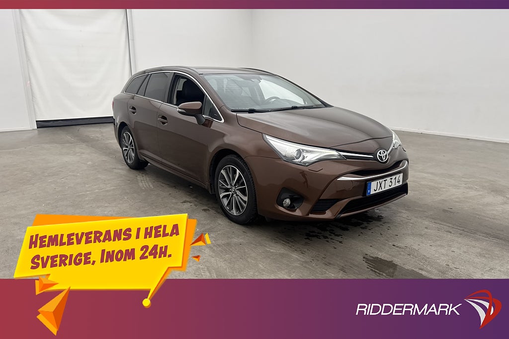 Toyota Avensis Kombi 1.8 147hk Active Plus Kamera Skinn Drag