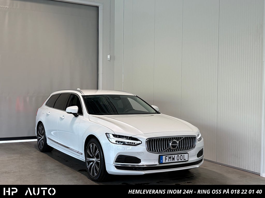 Volvo V90 T6 Recharge AWD 18.8kWh Core Bright Helskinn Dragkrok