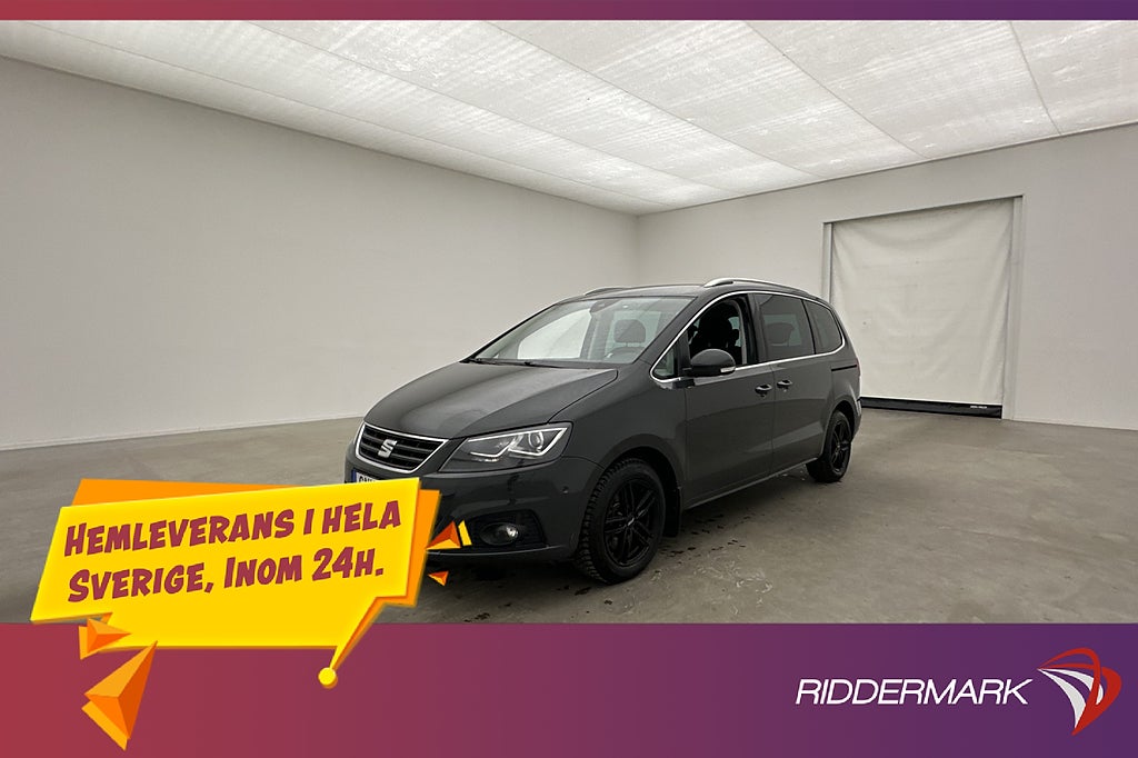 Seat Alhambra TDI 150hk 7-Sits D-Värm El-Dörrar Drag Kamera