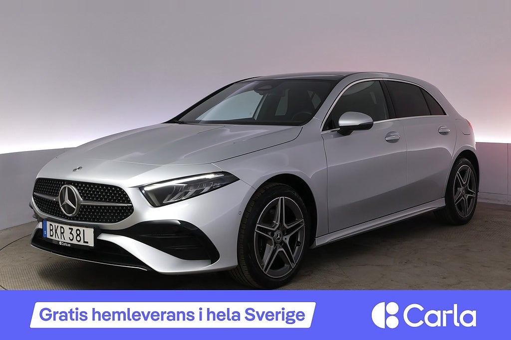 Mercedes-Benz A 250 e AMG Pano Kamera Navi Rattvärme