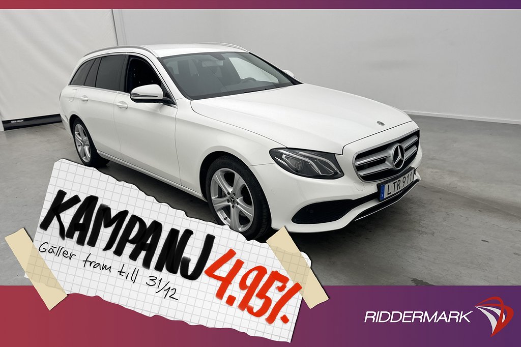 Mercedes-Benz E 220 T d 194hk Avantgarde Kamera  4,95% Ränta