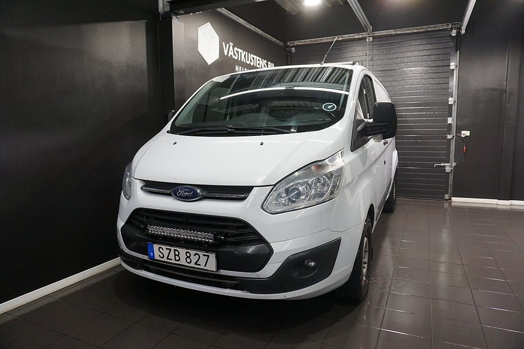 Ford Transit Custom 290 2.0 TDCi Manuell, 3-Sits, B-Kam, Lång 130hk