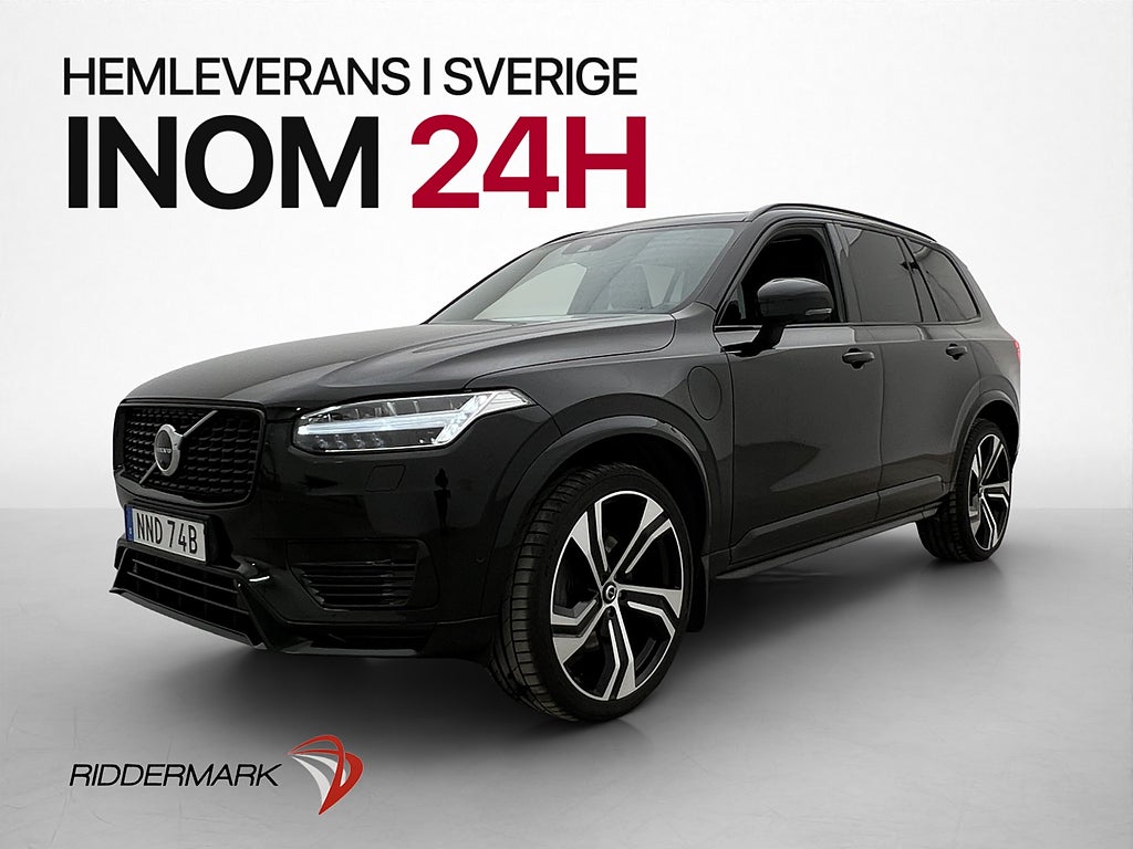 Volvo XC90 Recharge T8 AWD R-Design Pano B&W Luft Värmare