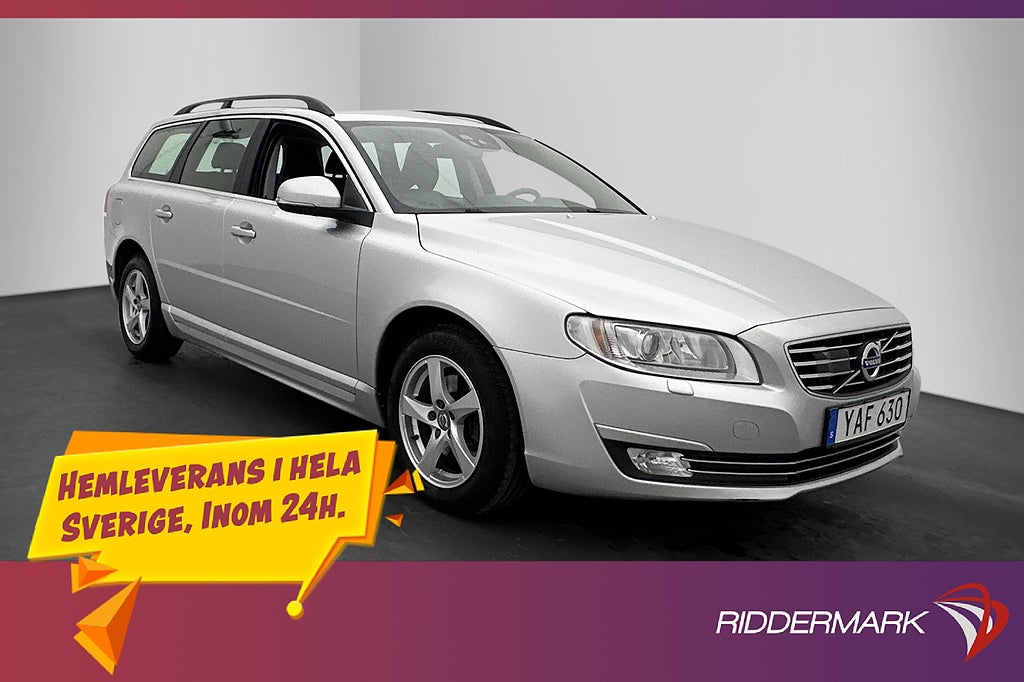 Volvo V70 D4 Classic Värm Rattvärme Drag Navi 1-ÄGARE 181hk