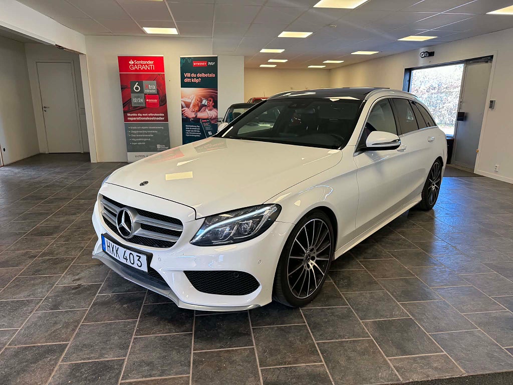 Mercedes-Benz C 220 T d 4MATIC 9G-Tronic AMG | Burmester | Pano | Drag