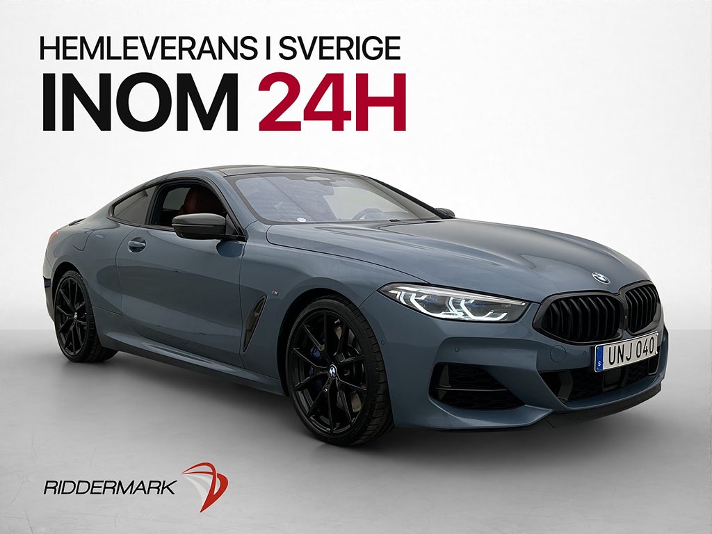 BMW M850i xDrive 530hk B&W Kolfiber HuD Navi 360°