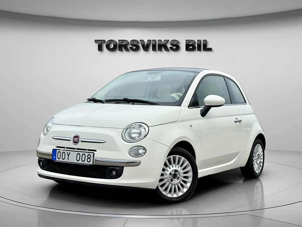 Fiat 500 1.2 8V Lounge Panorama 2 Ägare V-Hjul