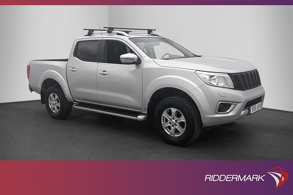 Nissan Navara 2.3dCi 4WD Värmare Dragkrok Navi B-Kamera Diff