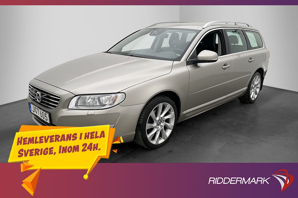 Volvo V70 D4 181hk Classic Summum Värm Adaptiv Drag 1-ÄGARE