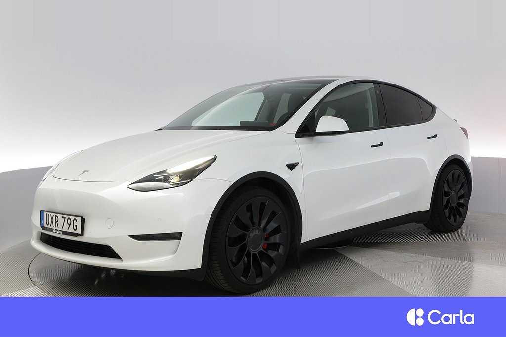 Tesla Model Y Performance AWD EAP Uppg.AP Pano Drag V-hjul