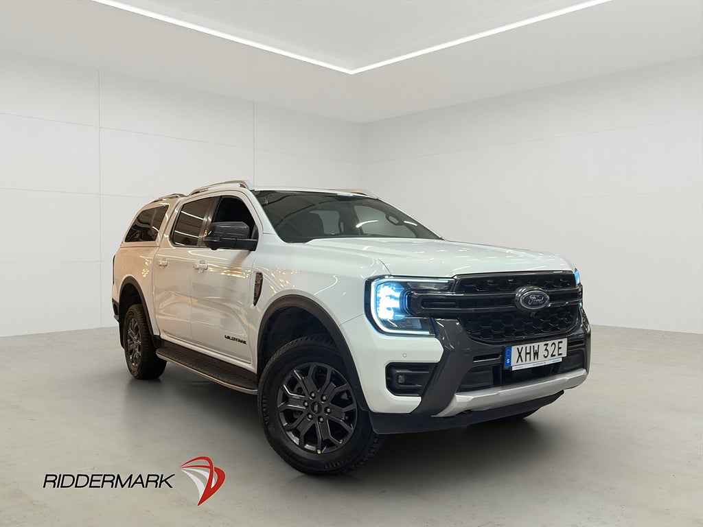 Ford Ranger Wildtrak 2.0 e-4WD D-Värm CARPLAY Drag Kåpa Moms