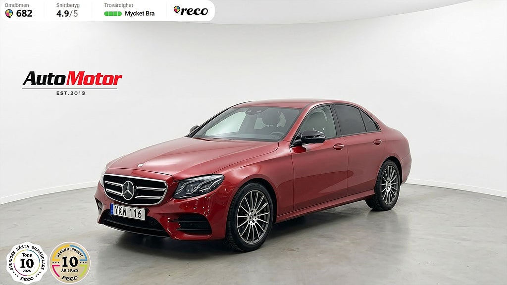 Mercedes-Benz E220d E 220 d AMG 4M 9G 194hk Widescreen
