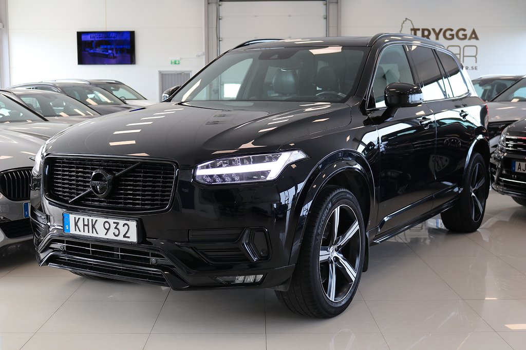 Volvo XC90 D5 AWD R-Design 7-sits GPS/360/B&W/Drag/VOC/Pano