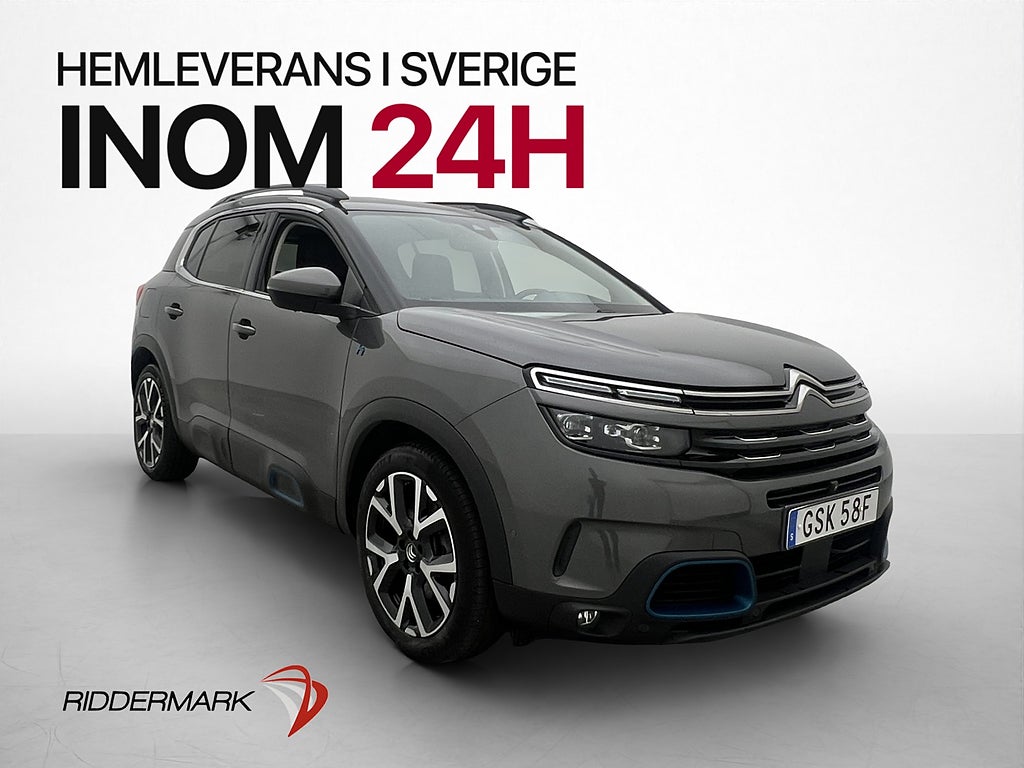 Citroën C5 Aircross Hybrid 225hk Kamera CarPlay Dragkrok