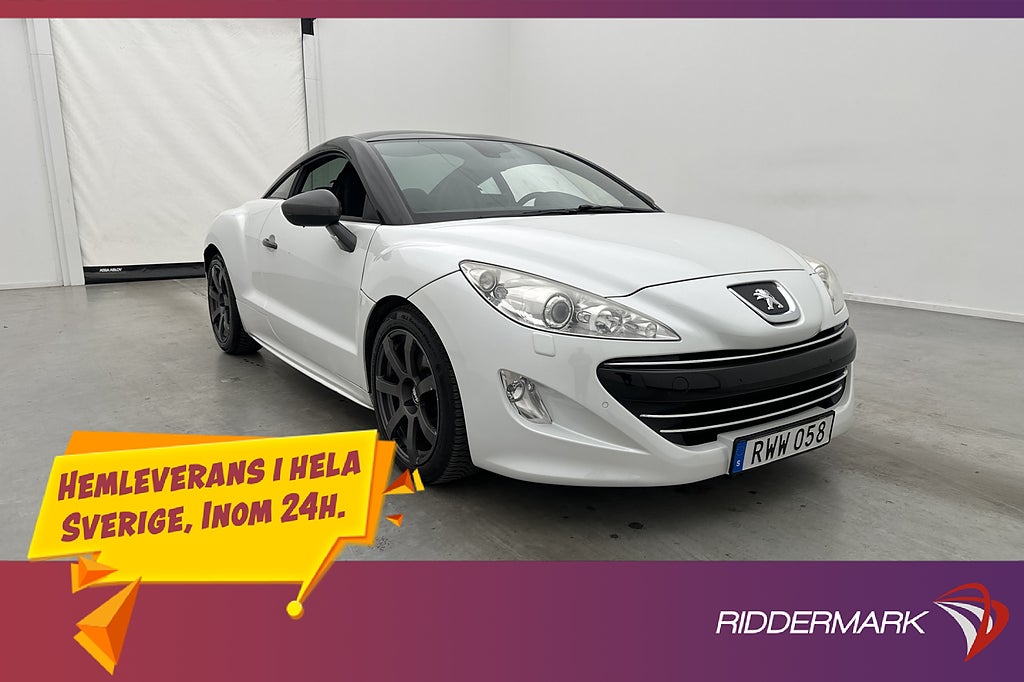 Peugeot RCZ 163hk Kolfiber JBL Kamera Navi Skinn Elstolar