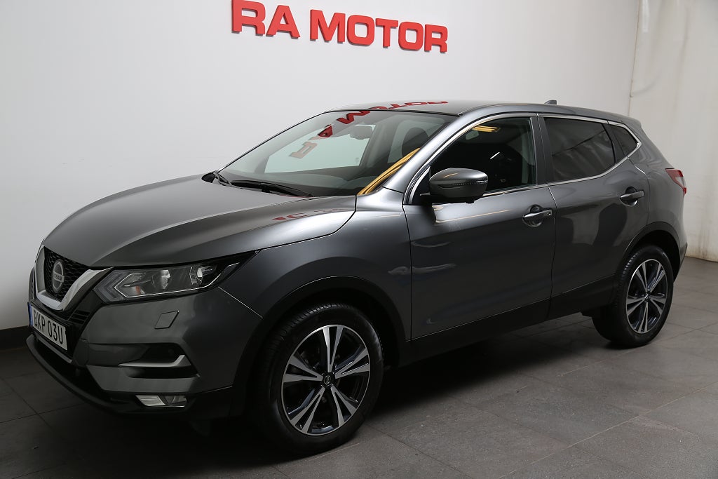 Nissan Qashqai 1,3 DIG-T 158hk Aut Navi 360°-kamera Dragkrok 2021