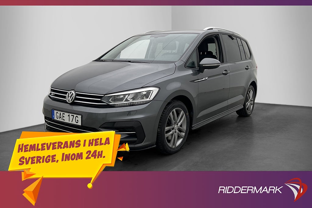 Volkswagen Touran 1.5 TSI 150hk R-Line 7-Sits P-Värm Kamera
