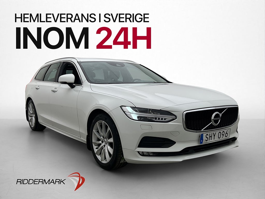 Volvo V90 D3 150hk AWD Momentum Värmare Adaptiv-Fart Drag