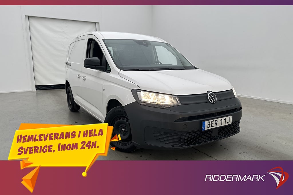 Volkswagen Caddy Cargo 2.0TDI Värmare B-Kamera CARPLAY Moms