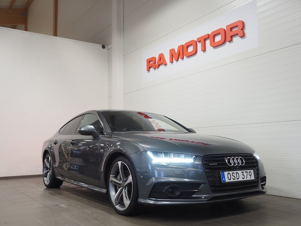 Audi A7 3.0 TDI V6 272hk Q S-Line |D-värm|Navi|Kamera| 2015