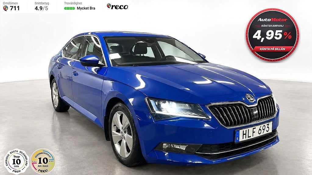 Skoda Superb Ambition 1.4 TSI Automat 150hk Värmare/Kamera/Canton