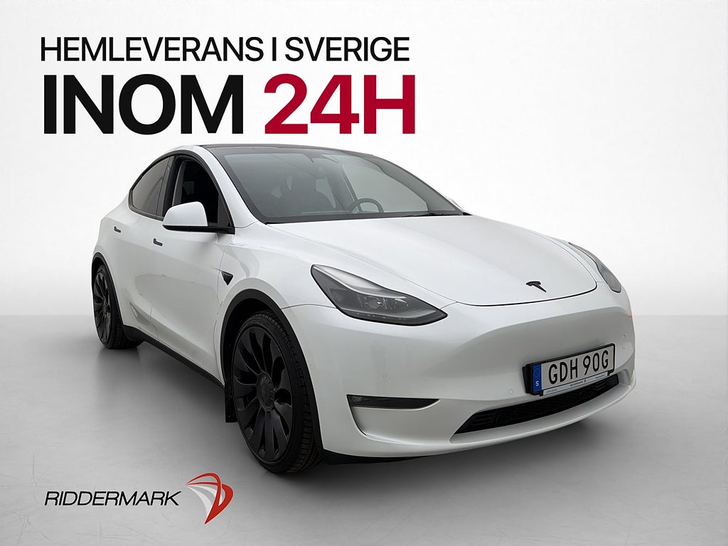 Tesla Model Y Performance 534hk Autopilot Kamera Pano
