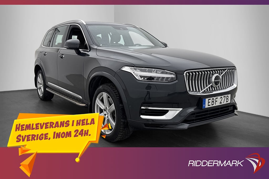 Volvo XC90 T8 AWD Inscription Värm VOC 360° Pano B&W