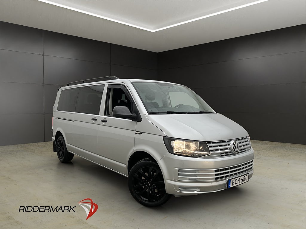 Volkswagen Caravelle Lång 2.0TDI Värmare PDC Dragkrok 9-Sits